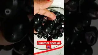 How to make popular jamun Fruit recipe 🍇🍇Alla Neredu Pandu , Java Plum #festivekitchen #shorts​  ​