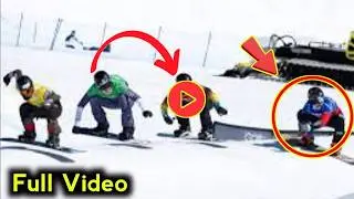 Australian snowboarder crash | Cam Bolton crash | Cameron Bolton injury |Cam Bolton neck injury