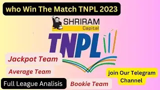 TNPL2023 | TNPL 2023 ADVANCE MATCH PREDICTION || Who will win TNPL | Tamil Nadu Premier League 2023