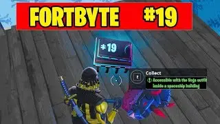 Fortbyte #19 Accessible with the Vega outfit inside a spaceship building Location Fortnite