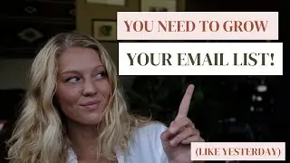 How to grow your email list as a content creator in 2022