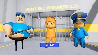 BARRY & POCOYO PRISON RUN | Prison Escape OBBY | ROBLOX