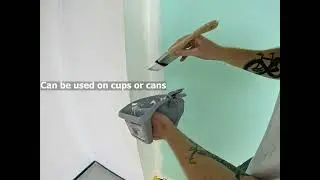 Multi-function paint can handle with brush comb and roller cleaner