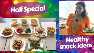 Holi special snacks and sweets | Easy and healthy recipes | Holi celebration 2022