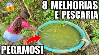 Pescando peixe com a Lara e 8 Melhorias na cria&ccedil;&atilde;o | Aves Recriar
