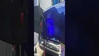 UV Clear curing!  #automobile #smartrepair