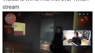 David Dobrik clutching his first warzone win ever on twitch