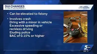 Oklahoma City police remind public of new, upcoming law increasing DUI penalties
