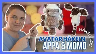 Ich häkle Appa & Momo aus Avatar - Häkelvlog | groß & klein im Vergleich