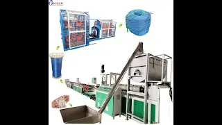 Complete plastic PET rope production plant machine line in Ethiopia