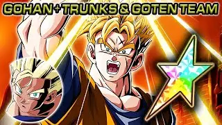 LR SSJ FUTURE GOHAN/TRUNKS ON LR GOHAN + TRUNKS & GOTEN TEAM! Dragon Ball Z Dokkan Battle