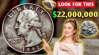 РЕДКИЙ 25-центовый монетный двор 1992-D ERROR стоимостью до 300 000 долларов?! На что нужно обрат...