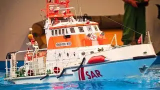 BEAUTIFUL RC MODEL RESCUE SHIPS | SAR HERMANN RUDOLF MEYER & SAR EISWETTE