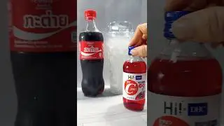 Let&rsquo;s making mixed cold drink in Convenience Store #cocacola #vitamincjuice #shorts #youtubeshorts