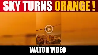 SKY TURNS ORANGE !!!! Skies Over Greece Turn Orange | Here&rsquo;s Why