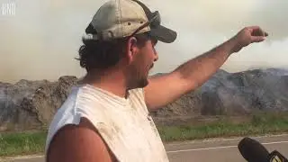 Sauget mulch fire
