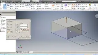 Inventor: Basic of 2D sketch and simple 3d part drawing-----ClassTutorial 1