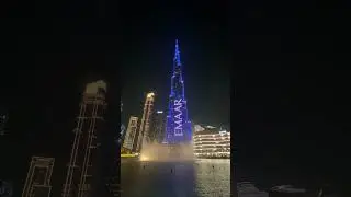 Dubai Fountain #BurjKhalifa #WhenInDubai🇦🇪