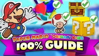 💯 Purple Streamer 100% Guide - ALL Treasures, Toads, [?] Blocks, & Not-Bottomless Holes!