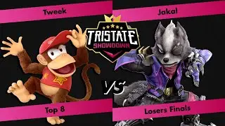 Tristate Showdown #2 - Tweek (Diddy Kong) VS Jakal (Wolf) - Top 8 - Losers Finals
