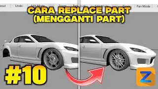 TUTORIAL ZMODELER ANDROID PART 10 - Cara Mengganti Part (How to replace part)