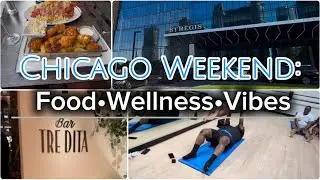 Chicago Weekend Vlog | Wellness & Fine Dining | Couples Stretch, Tre Dita & More