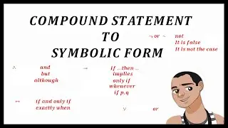 COMPOUND STATEMENT TO EQUATION FORM - LOGIC