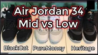 Air Jordan 34 Review / BlackCat | PureMoney | Heritage | Comparison / Michael Jordan