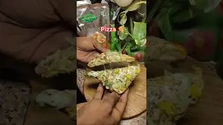 2min Bread Pizza 🍕 #cooking #food #viral #foodie #tasty #home