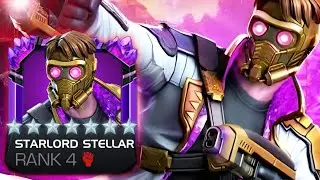 STARLORD STELLAR FORGE in RANK 4 7⭐! | IS a BEAST!! | How to play | MCOC