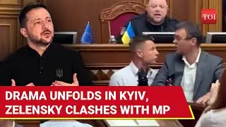 Zelensky FIGHTS With MP In Ukraine Parliament; &lsquo;You Are Forcing Us To Go Against Russia&hellip;&rsquo; | Watch