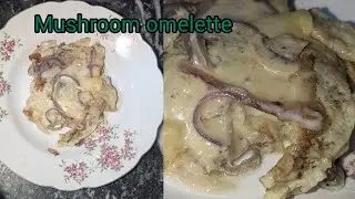 Mushroom cheese omelette recipe #viral #mushroom #cheese #omelette #trending 