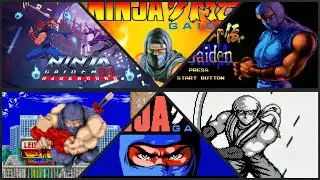 Ninja Gaiden - All 2D Games Endings - Final Bosses