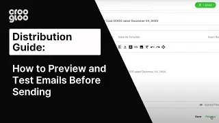 Distribution Guide: How to Preview and Test Emails Before Sending