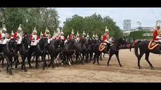 Household Cavalry at Trooping the Colour 2023.
