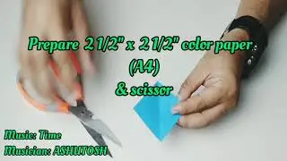 How to make origami finger trap
