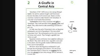 Facts and Figures - Unit 7: Exploration and Adventure - Lesson 2: A Giraffe in Central Asia
