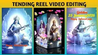 Tending Instagram Reels Video Editing In Inshot App|| Tending Serswait Puja Reel video Editing||