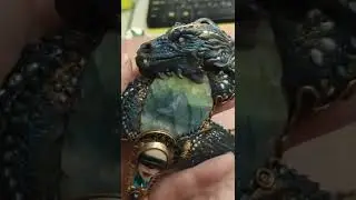 Fantasy Dragon Necklace,Purple Dragon Necklace,Magic Dragon, Jewelry Dragon
