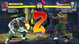 USFIV~ Hakan (Ninja STErcan) vs.  Sagat (king sagat 2010) HD