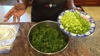 Seasoning Mix With Parsley, Onions, Celery, Bell  Pepper, Shallots