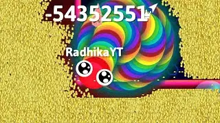 OMG! RAINBOW SNAKE FEED CUTE NOOBS IN SNAKES IO 🐍 BEST EPIC SNAKE IO GAMEPLAY 🐍#games