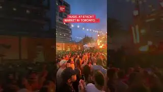 Famous DJ HUGEL took over STACKT Market this weekend! #toronto #hugel