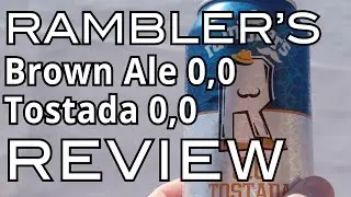 🍺 DIA Rambler's Alcohol Free 0,0% Tostada Brown Ale Review  ⭐️⭐️⭐️⭐️ Spanish Beer S01E04