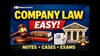 🔥 Company Law in One Video | LLB 3rd Year | Judiciary & JL DL