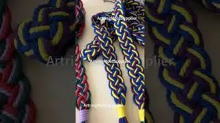 Personalize Purple+Pink Traditional Celtic 12-Strand Pattern,wedding Ribbon#Wedding handfasting cord