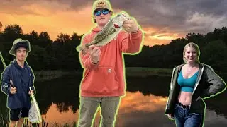 Largemouth Bass Pond Fishing | Part 1