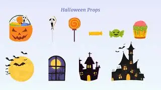 Halloween Element | Create your Animated Video Now with our New Character, Scenes & Props!