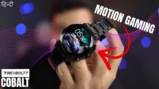 Fire Boltt Cobalt (BLACK) SmartWatch with 4GB Storage & Motion Sensor Gaming Under 3000 *UNBOXING*