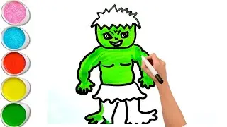 How to Draw Hulk 💚| Hulk Drawing for Kids | Easy Step by Step